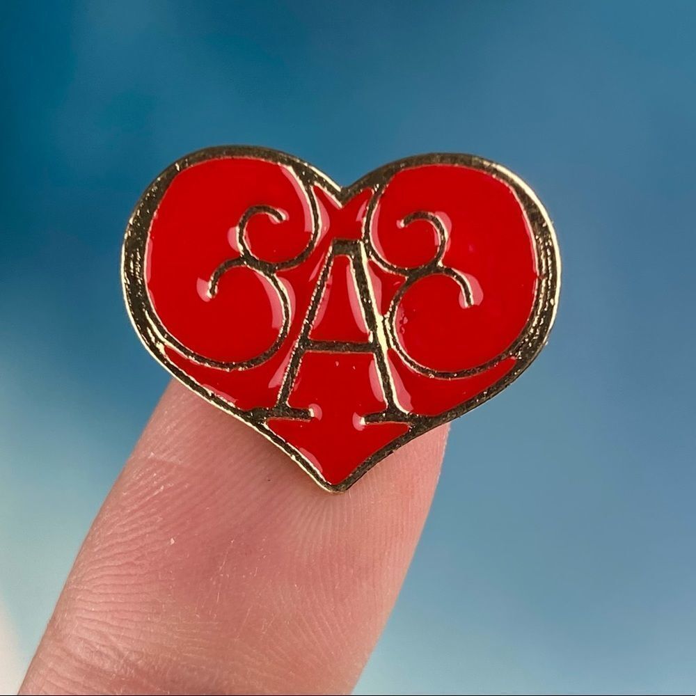 A Heart Alice Wonderland Collection Enamel Pin